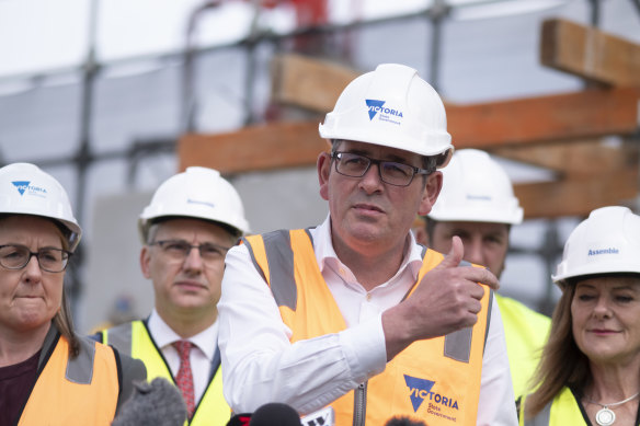 Daniel Andrews argued the housing towers were no longer fit for purpose.