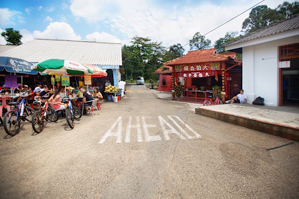 Pulau Ubin’s main village.
