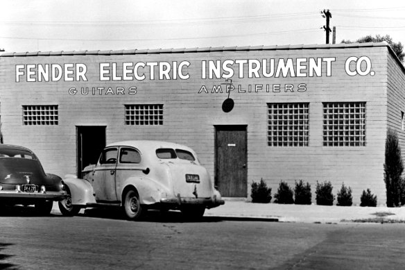 The Fender factory where the Stratocaster was born in 1954.