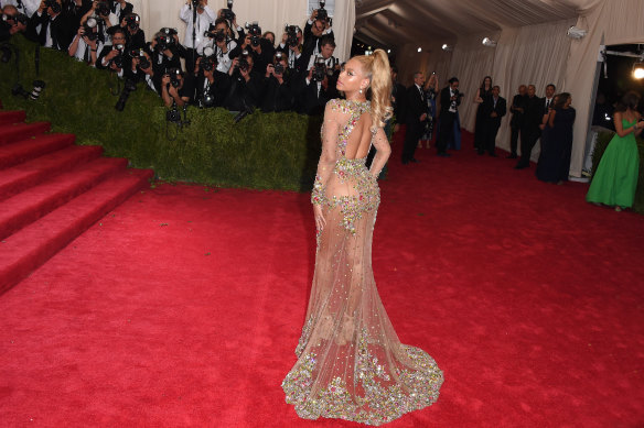 Beyonce, at the 2015 gala, which became the focus of the documentary film The First Monday in May.