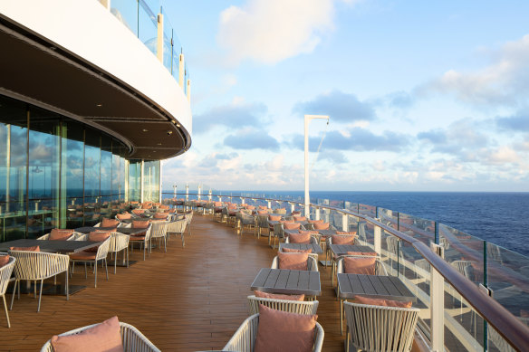 Oceanview Cafe... surprisingly good.