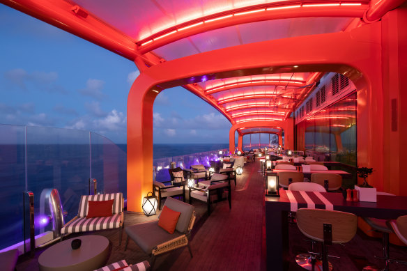 There are 29 different culinary experiences on board.