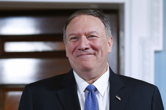 In his letter, Secretary of State Mike Pompeo said he would "not tolerate such tactics".