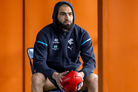 Carlton’s Adam Saad is focused on beating the Brisbane Lions, but has ambitions beyond football.