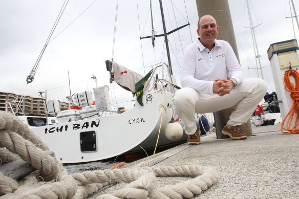 Matt Allen’s yacht Ichi Ban won its third Sydney to Hobart Yacht Race in January.