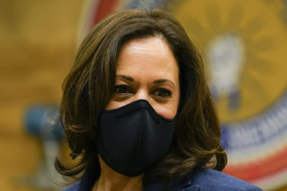 Democratic vice-presidential candidate Senator Kamala Harris.