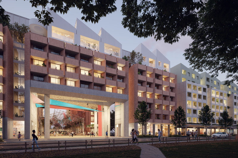 An artist’s impression of the planned Rent to Live Co Marrickville BTR project that capital from Korea’s National Pension Scheme will help fund.