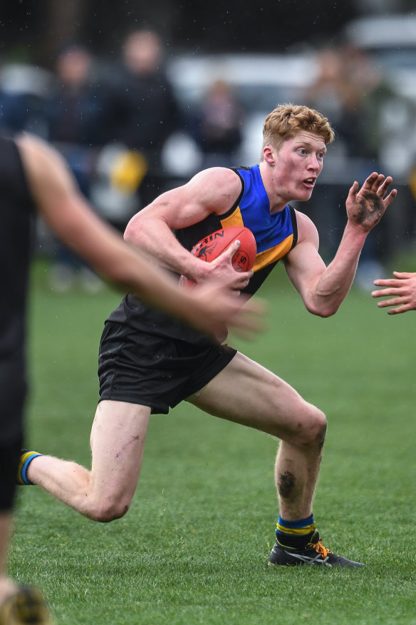 Matt Rowell in action for Carey.