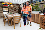 Room reveal: Backyard and garage House 2 