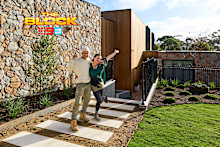The Block 2026 Room Reveal: Rick and Tayla’s Front Yard and Facade.