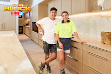 The block room reveals Rick and Tayla’s Kitchen, Butler’s pantry and powder room