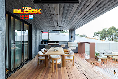 Room Reveal: Courtney and Sev’s Outdoor Terrace and Pool