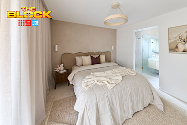 EMBARGO 13/9/2026 8:40PM THE BLOCK 2026: Chantel and Wyatt’s Guest Suite