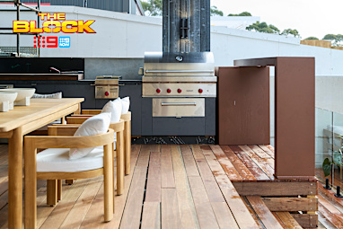Room Reveal: Courtney and Sev’s Outdoor Terrace and Pool