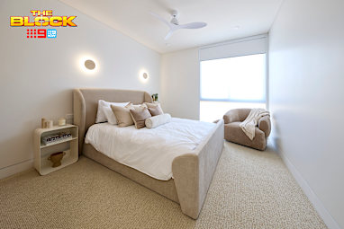 EMBARGO 9/8/2026 8:40PM THE BLOCK 2026: Rick and Tayla’s Guest Bedroom