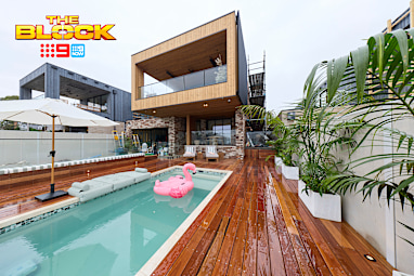 Chantel and Wyatt’s Outdoor Terrace and Pool week 10 room reveals The Block 2026