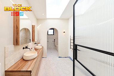 EMBARGO 30/8 The Block 2026 Lisa and Rosco Main Ensuite Reveal
