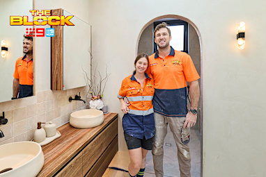 EMBARGO 30/8 The Block 2026 Lisa and Rosco Main Ensuite Reveal