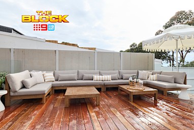 Room Reveal: Courtney and Sev’s Outdoor Terrace and Pool