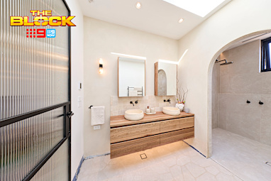 EMBARGO 30/8 The Block 2026 Lisa and Rosco Main Ensuite Reveal