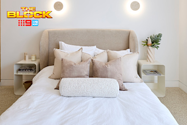 EMBARGO 9/8/2026 8:40PM THE BLOCK 2026: Rick and Tayla’s Guest Bedroom