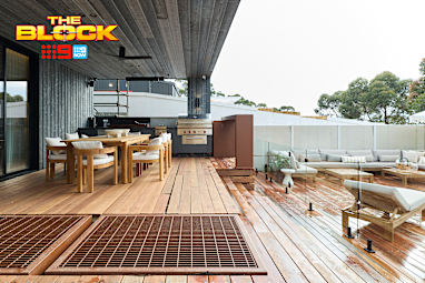 Room Reveal: Courtney and Sev’s Outdoor Terrace and Pool