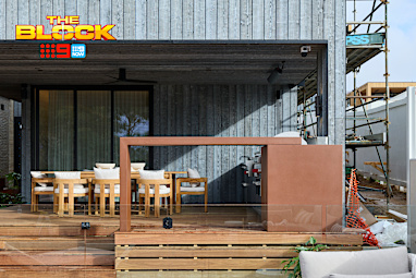 Room Reveal: Courtney and Sev’s Outdoor Terrace and Pool