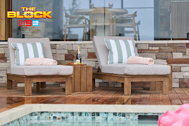 Chantel and Wyatt’s Outdoor Terrace and Pool week 10 room reveals The Block 2026