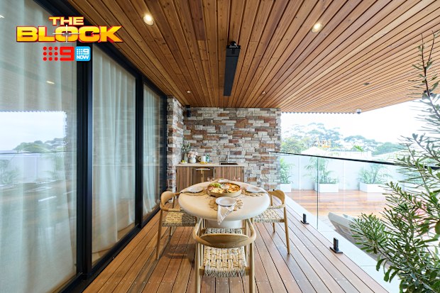 Chantel and Wyatt’s Outdoor Terrace and Pool week 10 room reveals The Block 2026