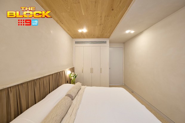 EMBARGOED 09/08/2026 9PM The Block 2026 Week 1 guest bedroom House 3 Courtney and Sev