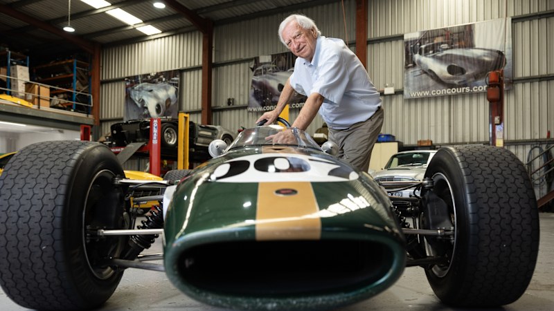 This CEO sold planes to Jack Brabham, then bought his racing car