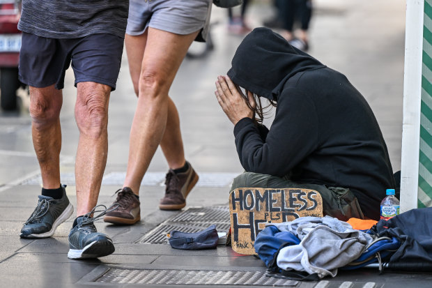 Increasing numbers of people are back on the streets after the pandemic.