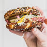 Bagel from Small Talk in Dulwich Hill and Glebe.