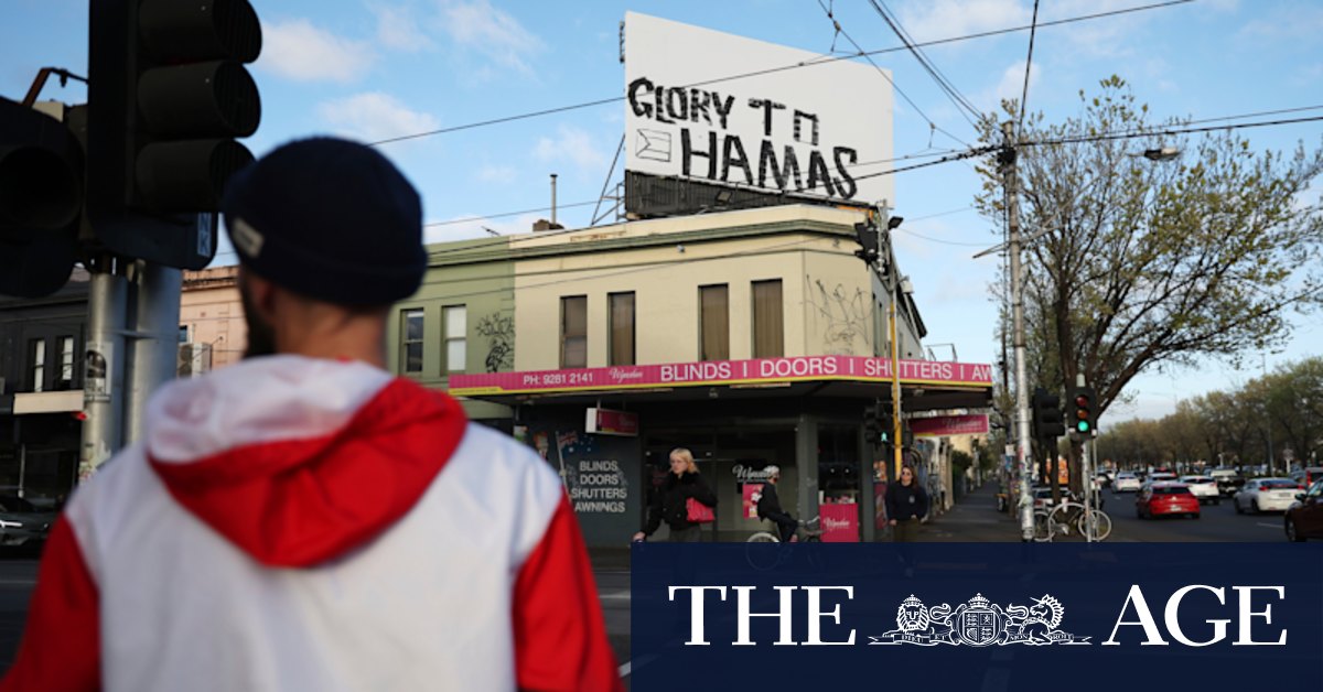 ‘Beyond belief’: Fury over antisemitic graffiti on anniversary of October 7 attacks