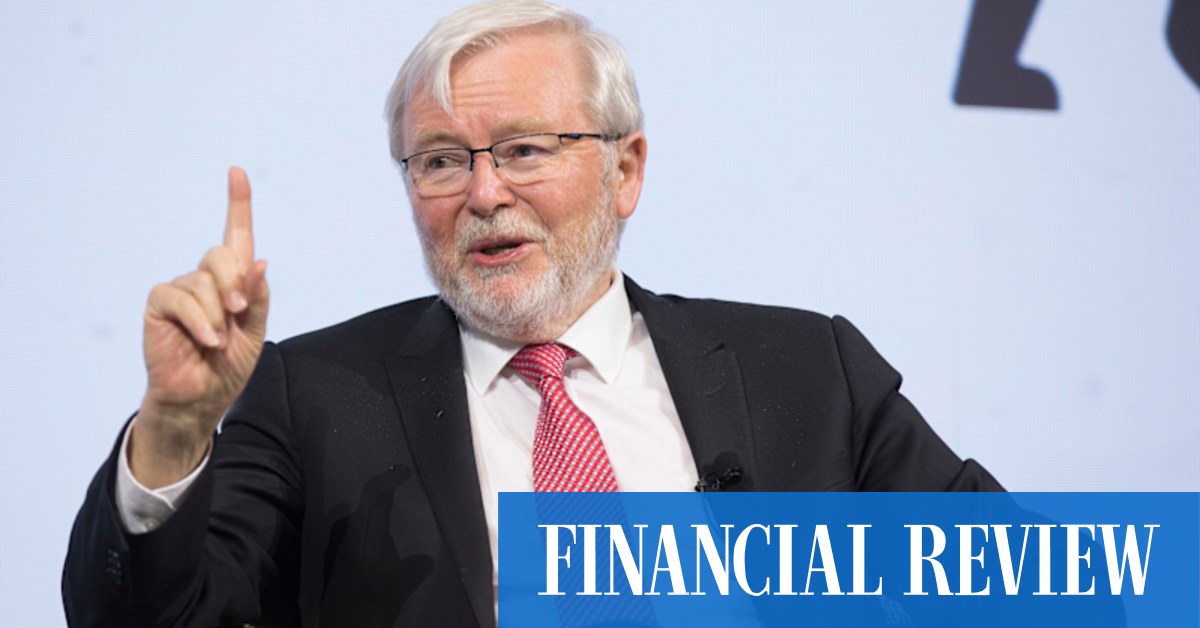 Former PM Kevin Rudd warns AI risk ‘deadly serious’ and Australia needs ...