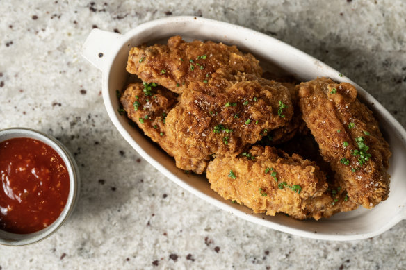 Makgeolli chicken wings.