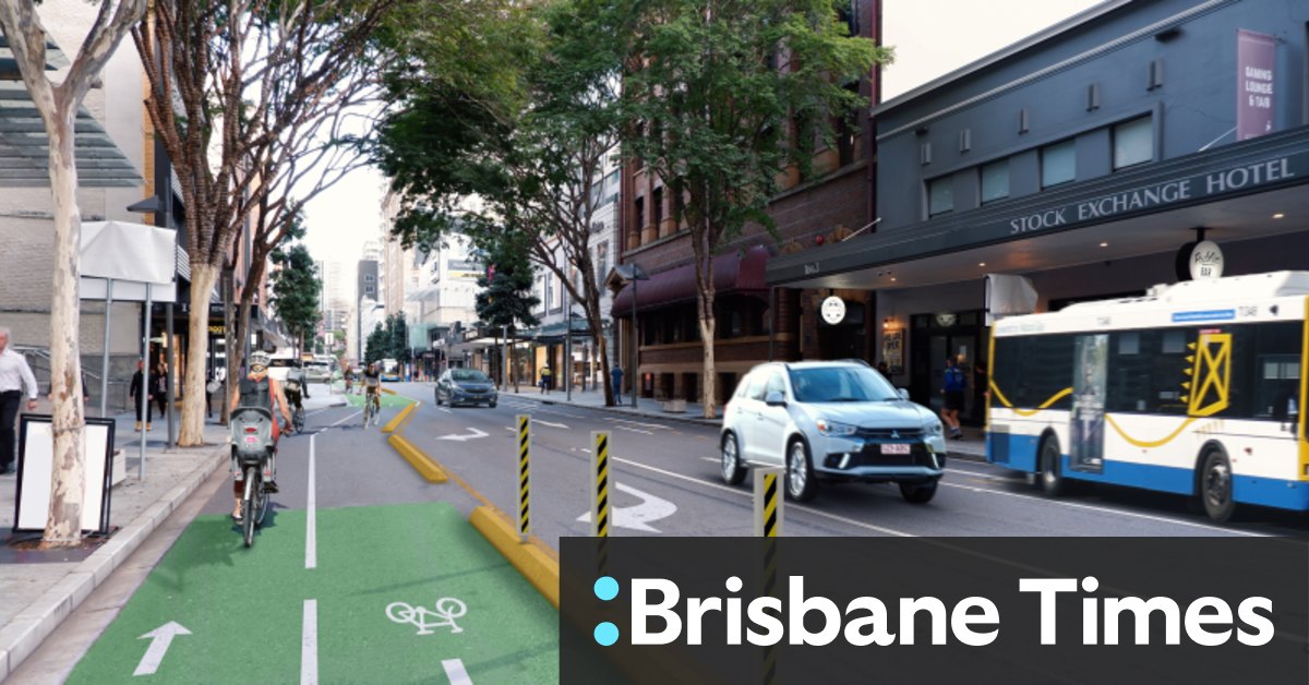 Brisbane Cbd To Have Bike Lanes Installed In 12 Month Trial