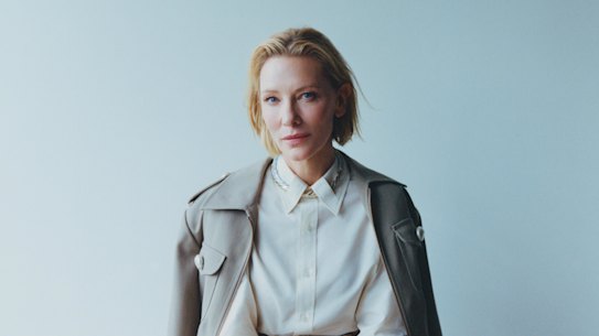 Blanchett is up for a possible third Oscar win with her role as a fierce
conductor in Tár.