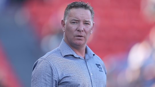 The pressure is on Knights coach Adam O’Brien.