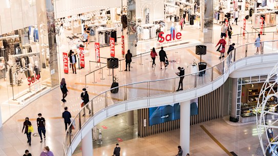 Shoppers went on a spending spree in November but this has been halted by Omicron.