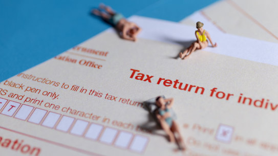 The ATO routinely tells taxpayers to wait until at least late July to file their annual return.