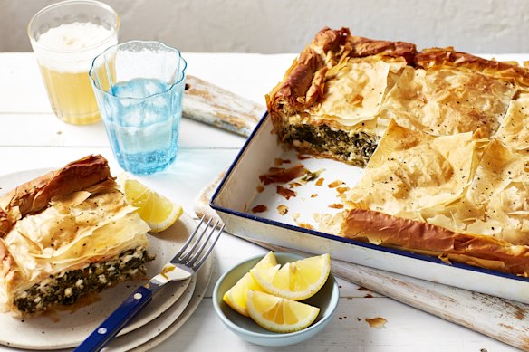 Adam Liaw's spanakopita is a great way to eat more leafy greens.