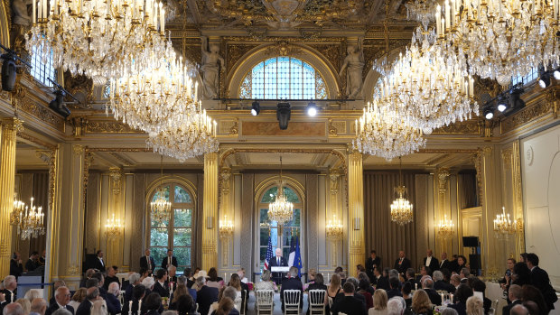Culinary diplomacy: Inside the opulent state dinner Macron held for Biden