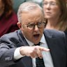 Prime Minister Anthony Albanese during question time.