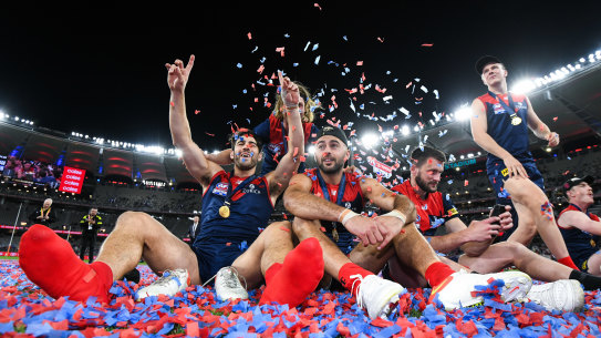 The Demons are hoping for the grand final rematch to be played in round one on Friday night next year.