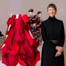 Senior curator Katie Somerville at the announcement of the NGV summer blockbuster exhibition Westwood|Kawakubo. 