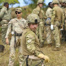 A New Zealand soldier during a joint training exercise with the US, Britain and Australia in Fiji last year.