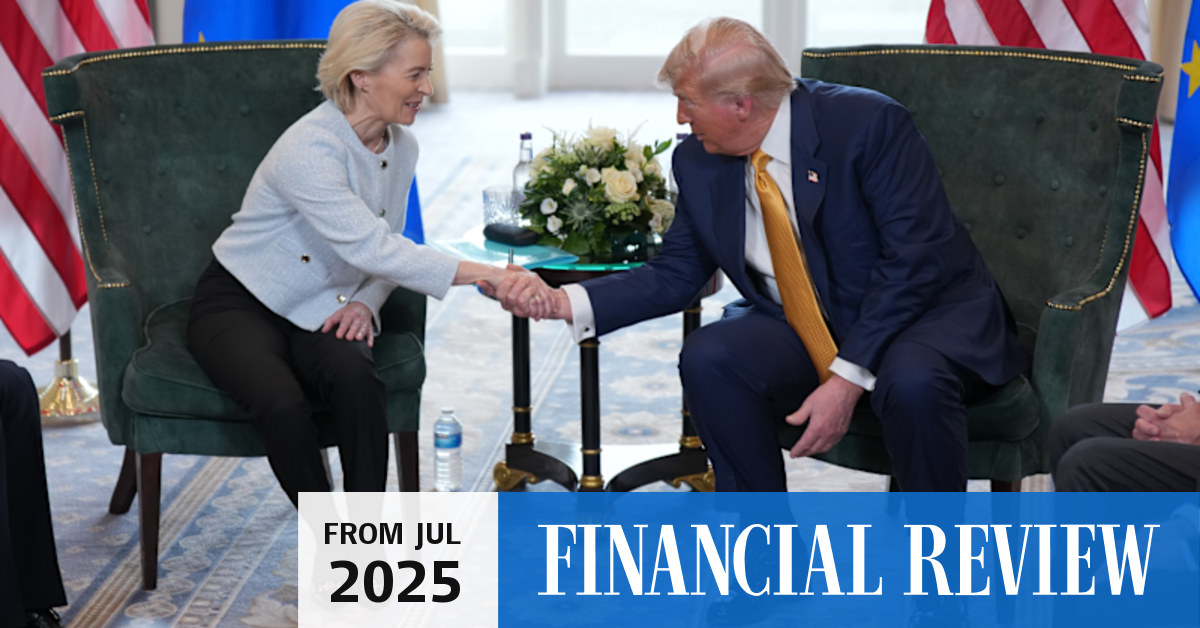 Trump tariffs: US and EU reach tariff deal to avert trade war