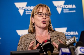 Victorian deputy premier Jacinta Allan. 