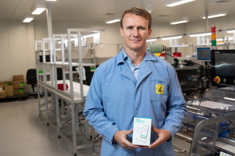 Sean Parsons spent the past 10 years developing the technology that resulted in the rapid COVID tests snapped up by the US government.